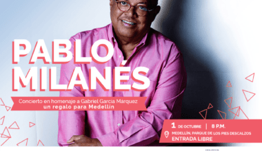 Recital de Pablo Milanés en homenaje a Gabriel García Márquez en Medellín