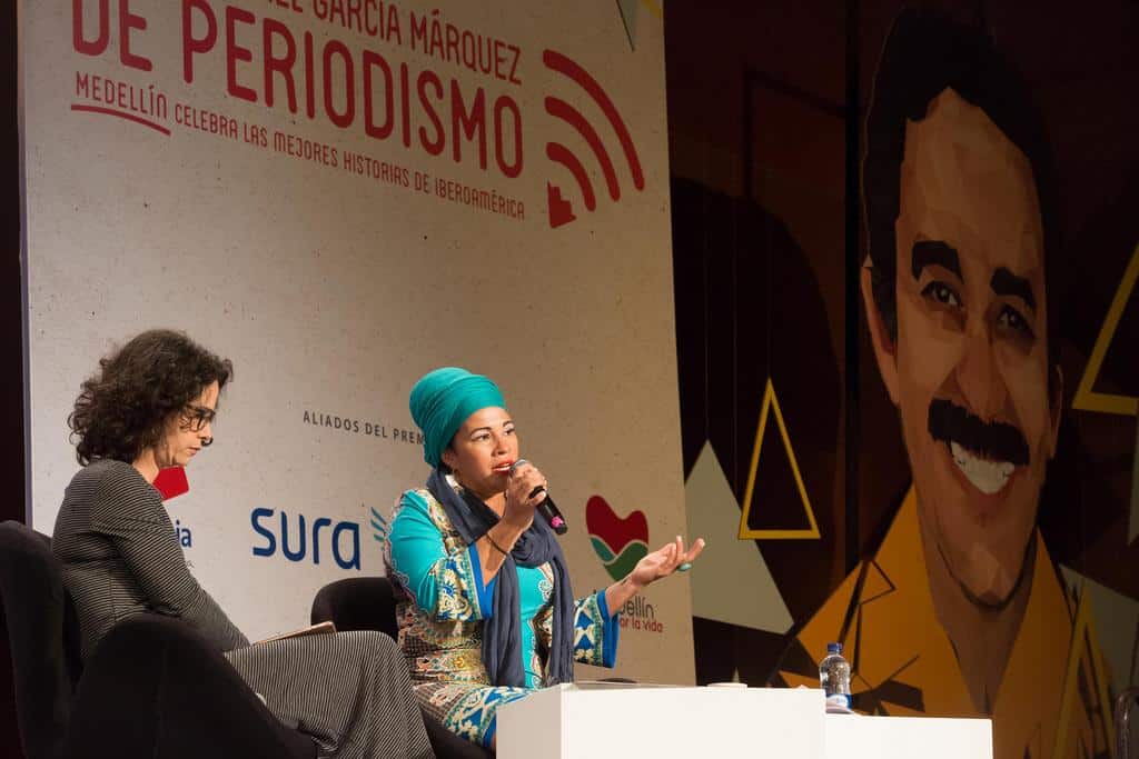 Premio Gabriel Barcia Marquez. jueves 1 oct 2015. en Plaza Mayor, Medellín, Colombia. Foto: Julián Roldán Alzate/FNPI