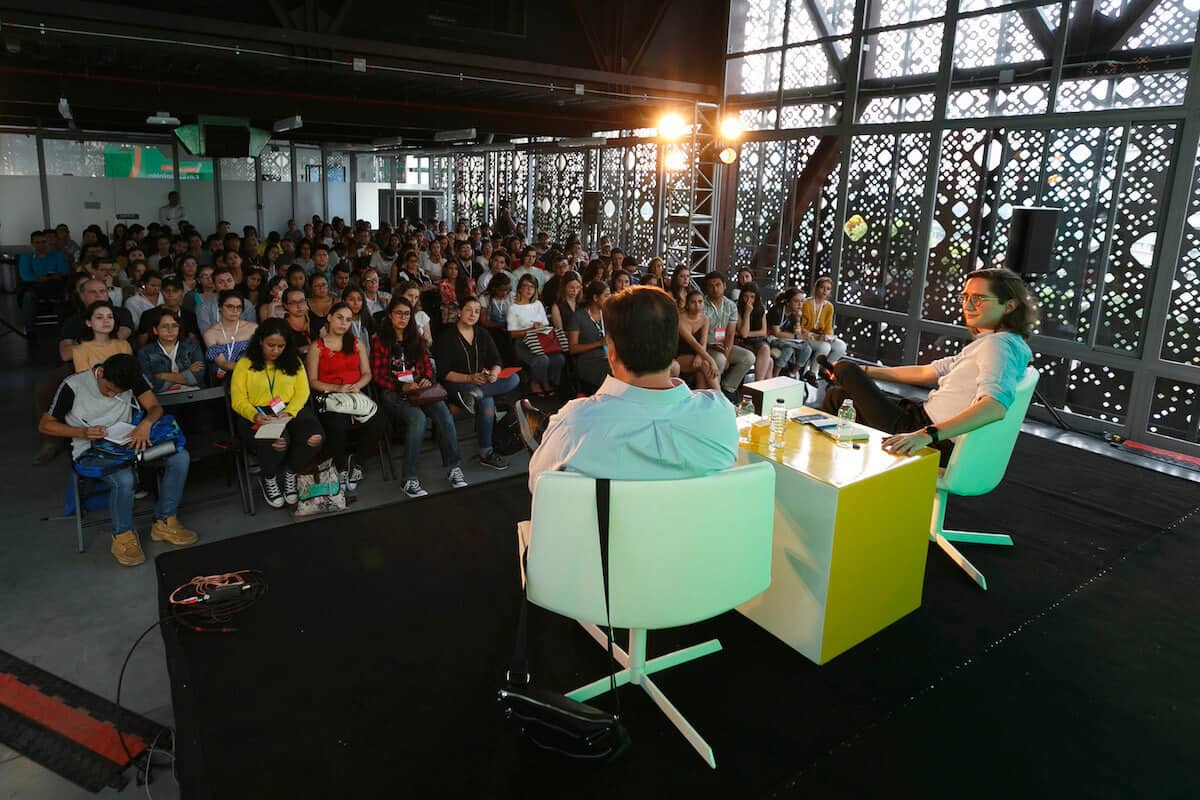 Charla Editar opinión en el Festival Gabo 2018.